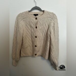 JCrew cable knit sweater cardigan